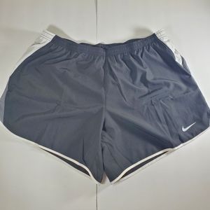 Women's Plus Size 1X Nike Dri-Fit 10K Running Shorts Black CI7845-014 NWT